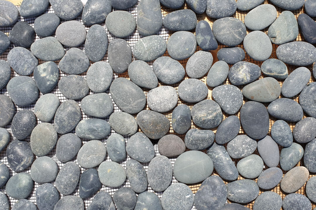 Black 3D Márvány Kavicsmozaik