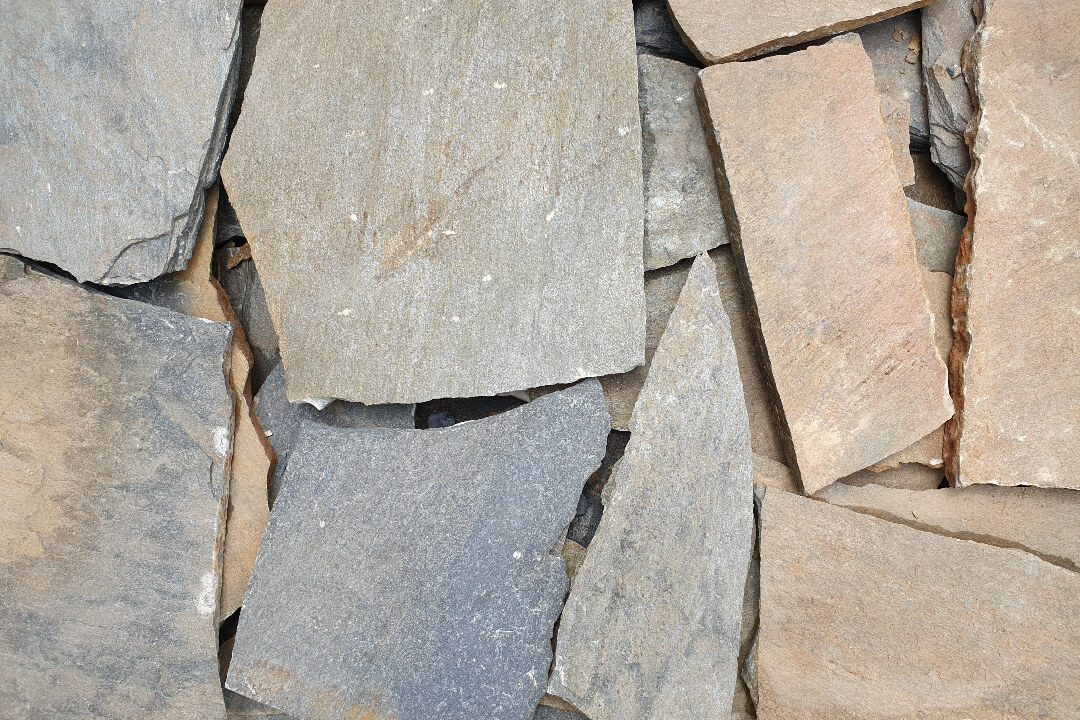 Blue Kvarcit 1-3 cm vastag Kőburkolat