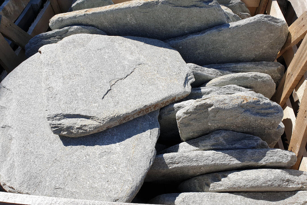 Ezüst Kvarcit Lépőkő Maxi 3-5 cm vastag