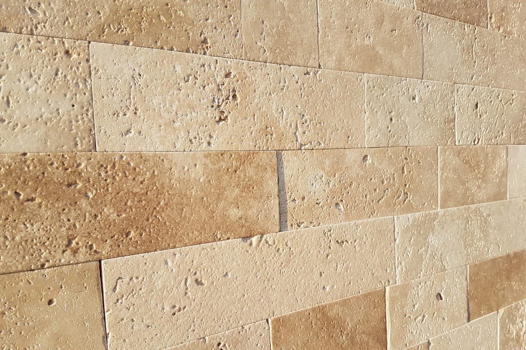 Ivory Cream Travertin Mészkő 10xvh cm Kőburkolat