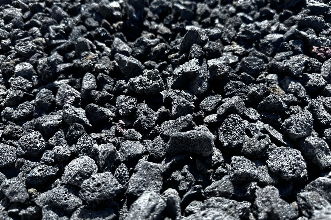Vulcano Nero Fekete Vulkáni Talajtakaró Mulcs 1-2 cm
