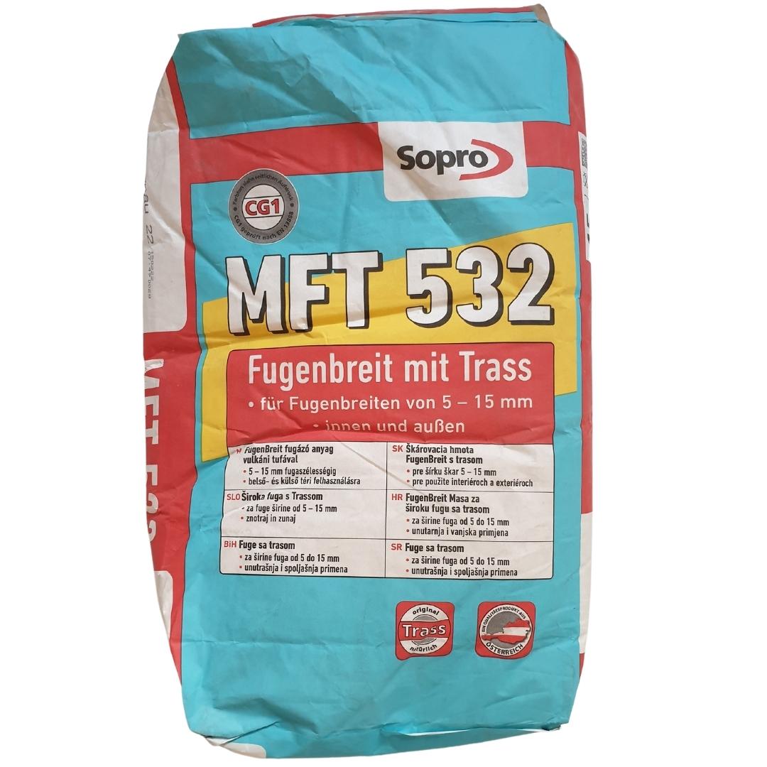 Sopro MFT 532 Flexibilis, Trasszos, 5-15 mm Széles Fugázó 15 kg