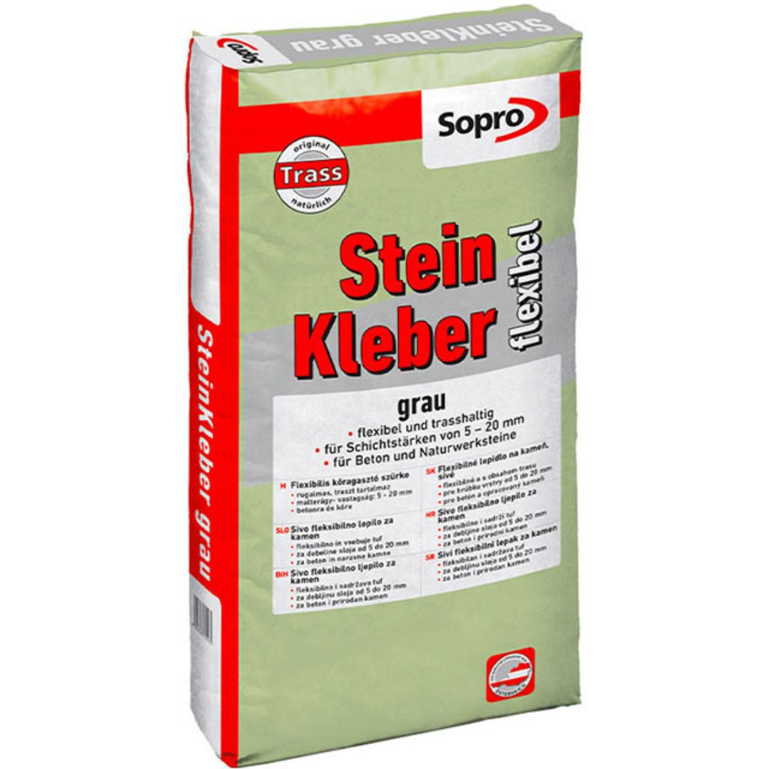Sopro Steinkleber Flexibilis, Trasszos Kőragasztó 25 kg