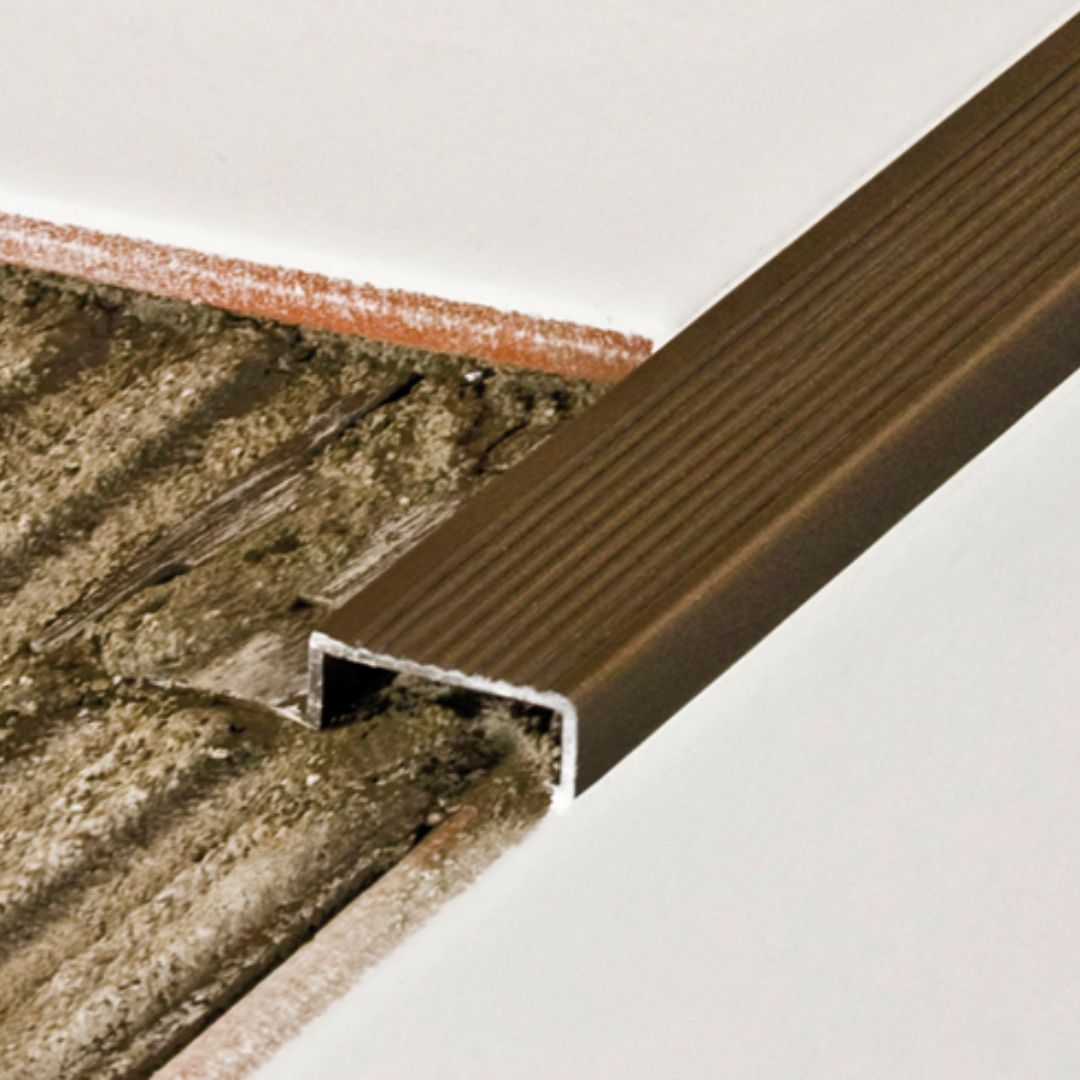 ViarProfil AST08 Lépcsőprofil Natúr Alumínium Lépcső Élvédő (8 mm) 2.7 m