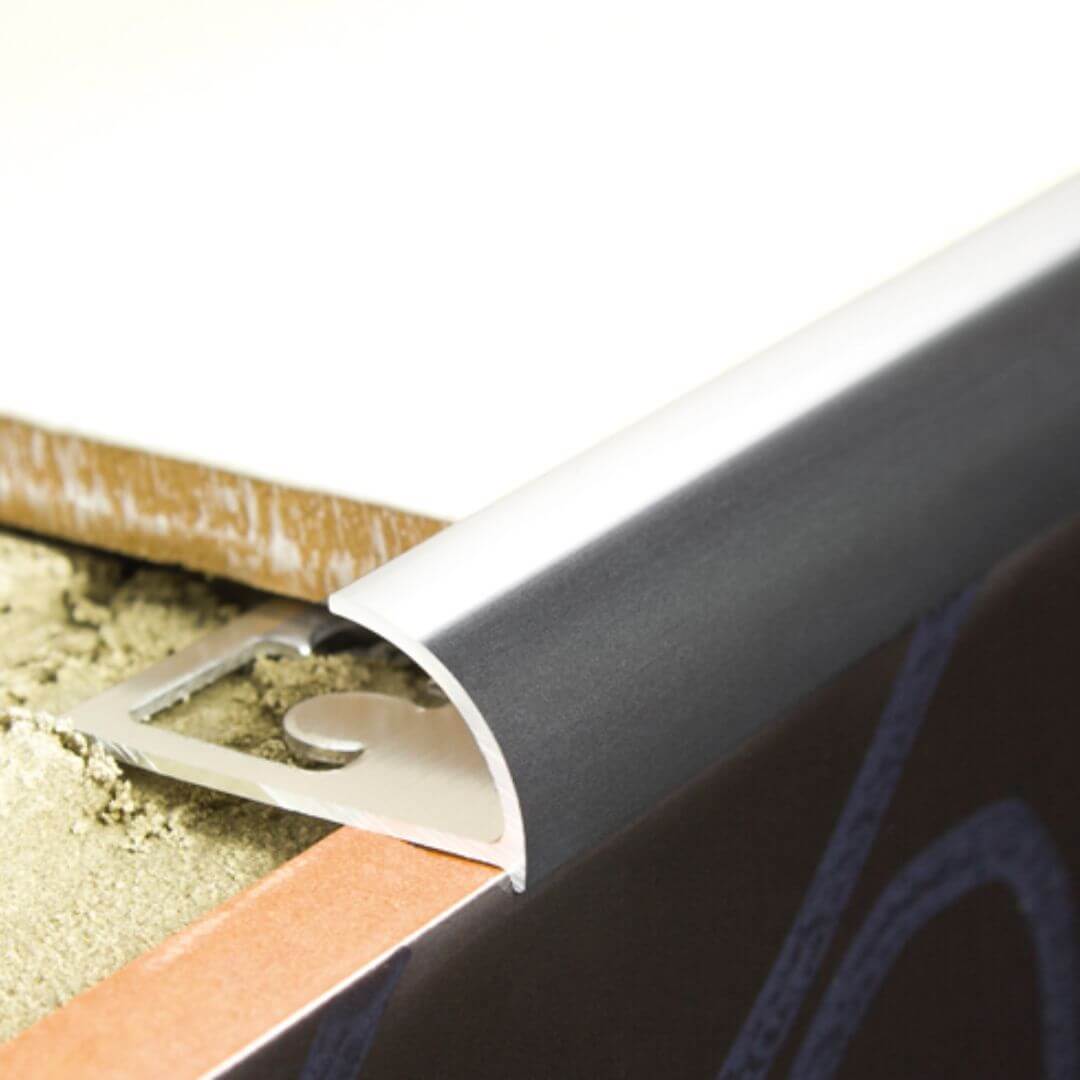 ViarProfil AC125B Íves Bronz Eloxált Alumínium Élvédő (12.5 mm) 2.7 m