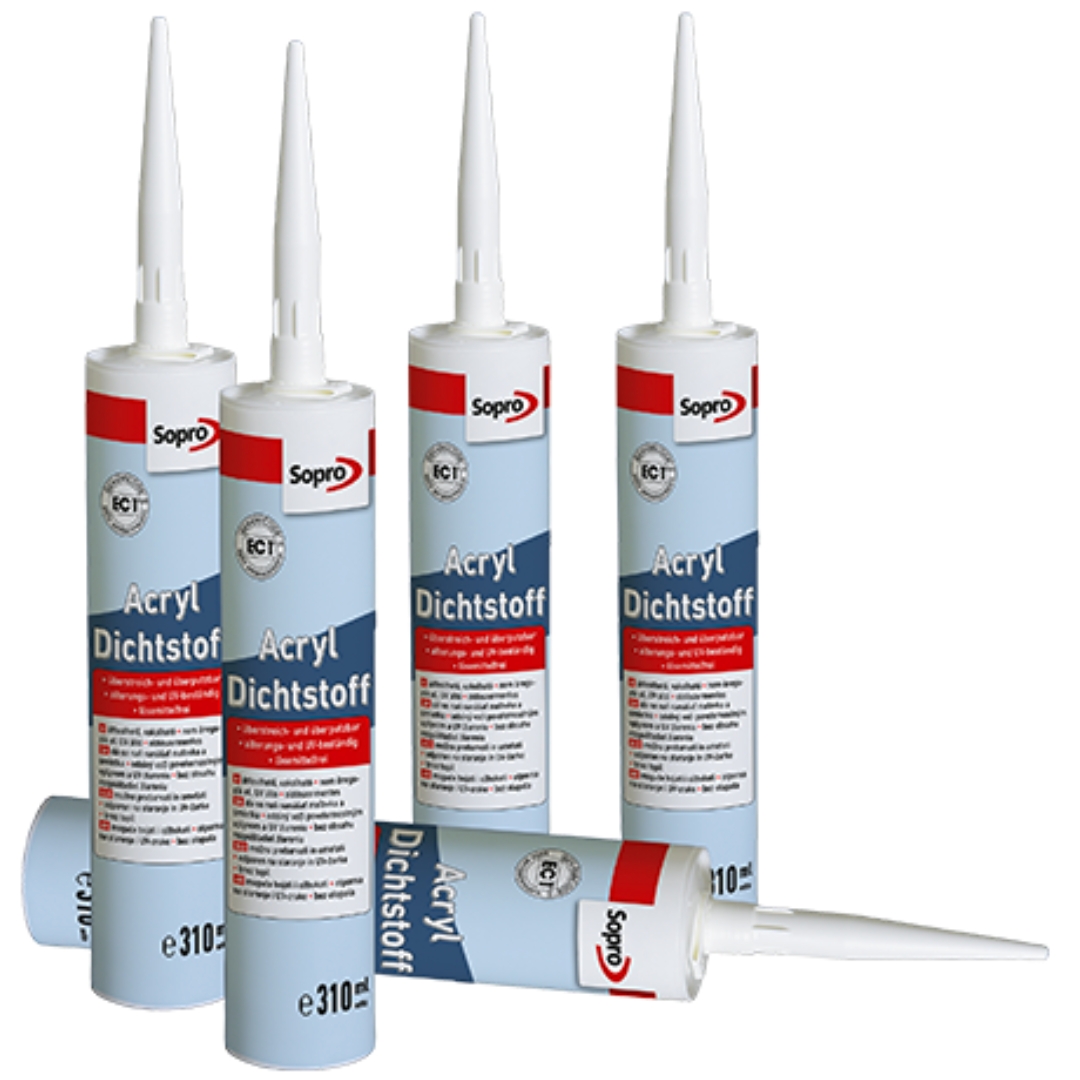 Sopro AcrylDichtstoff Akril Festhető Tömítőanyag - Fehér 310 ml