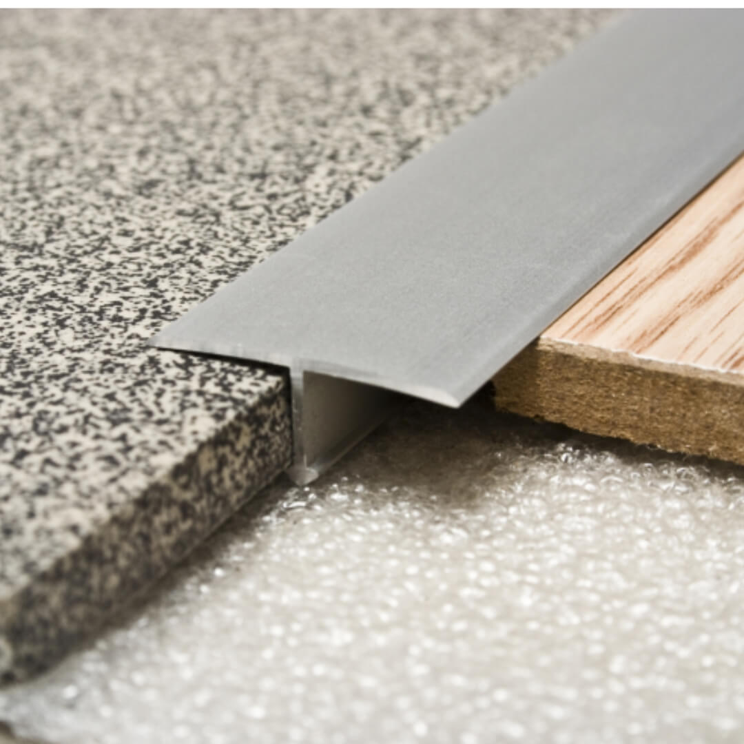 ViarProfil AT269S "T" Profil Ezüst Eloxált Alumínium Burkolatváltó (26 mm) 0.9 m