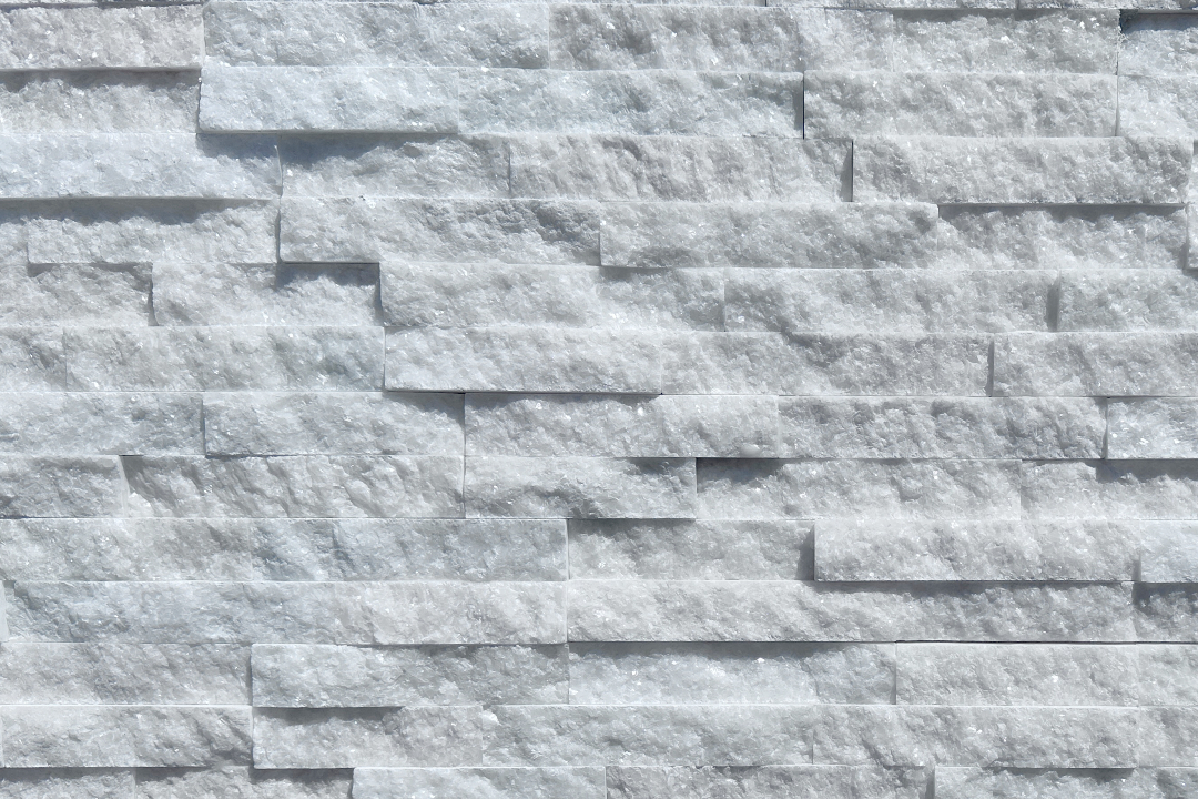 Crystal White Mini Z Hófehér Márvány Kőpanel Falburkolat