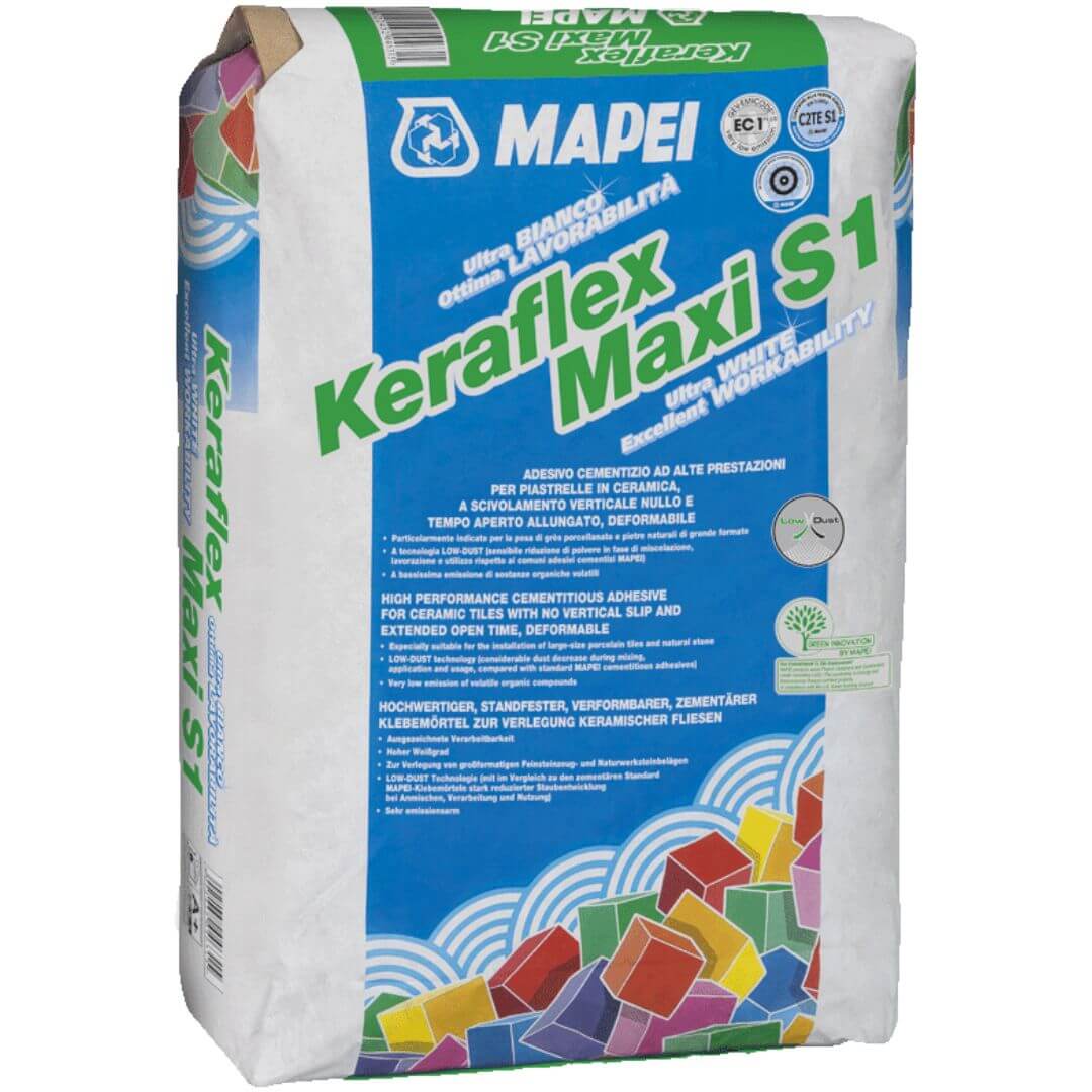 Mapei Keraflex Maxi S1 Fehér Flexibilis Ragasztó 23 kg
