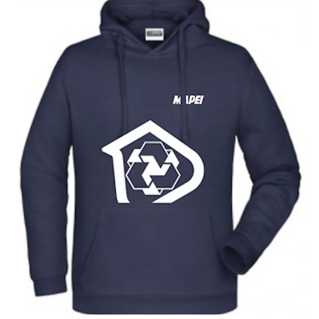 Mapei Kapucnis, Kenguruzsebes Sötétkék Pulóver S-XXL