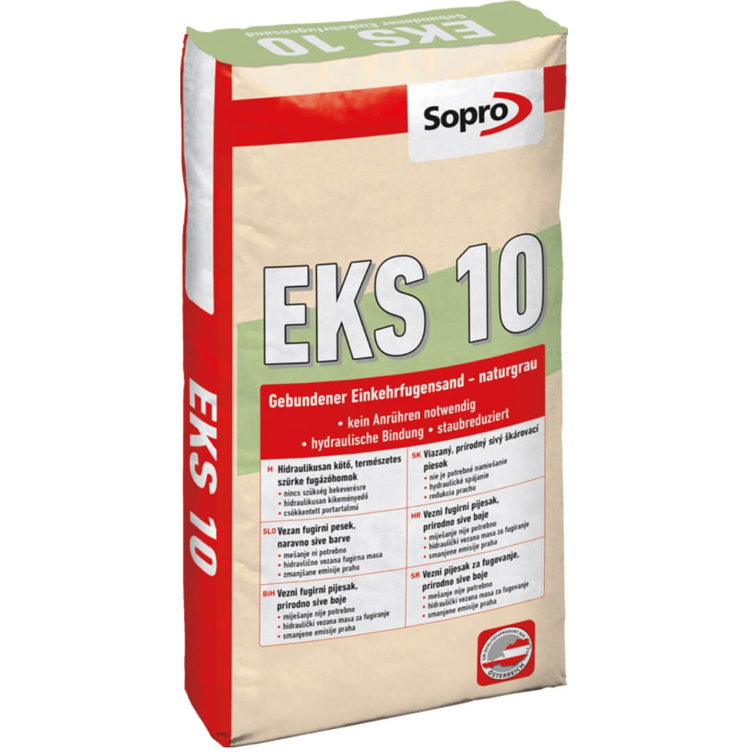 Sopro EKS 10 Nedvességre Szilárduló Térkő Fugázó 3-10 mm 25 kg