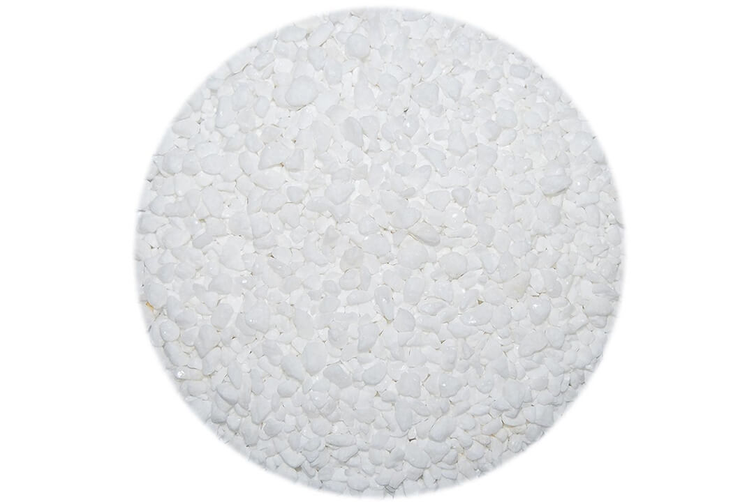 Crystal White Thassosi Hófehér Kőszőnyeg Márványkavics 1-4 mm