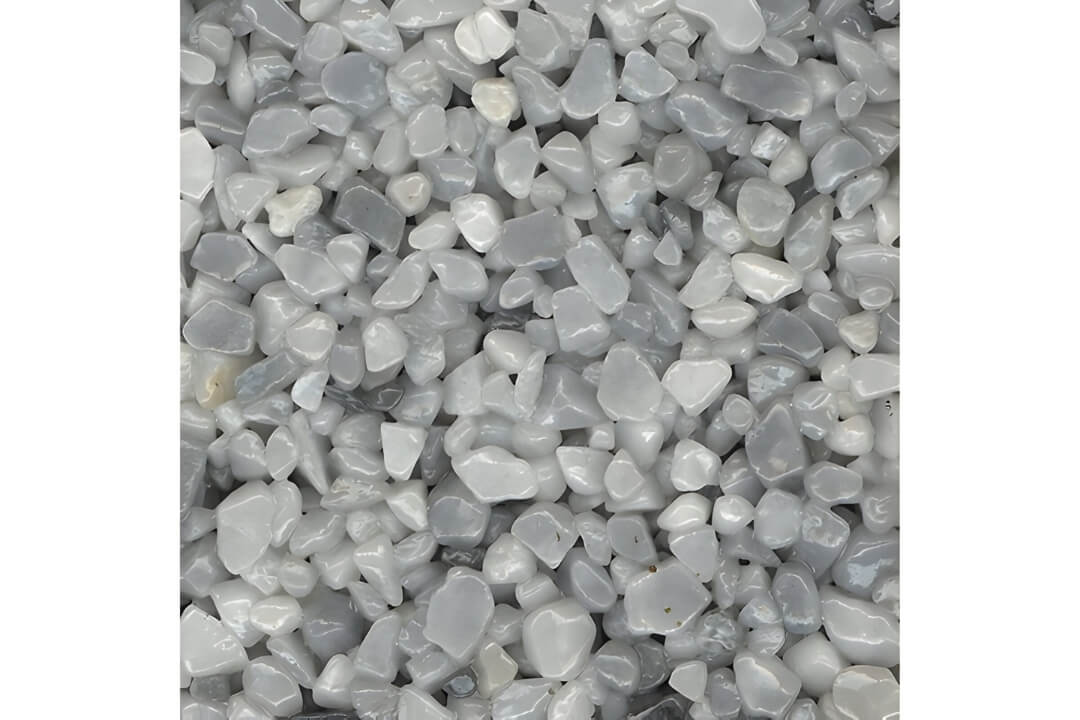 Sky Grey Ködszürke Kőszőnyeg Márványkavics 2-4 mm