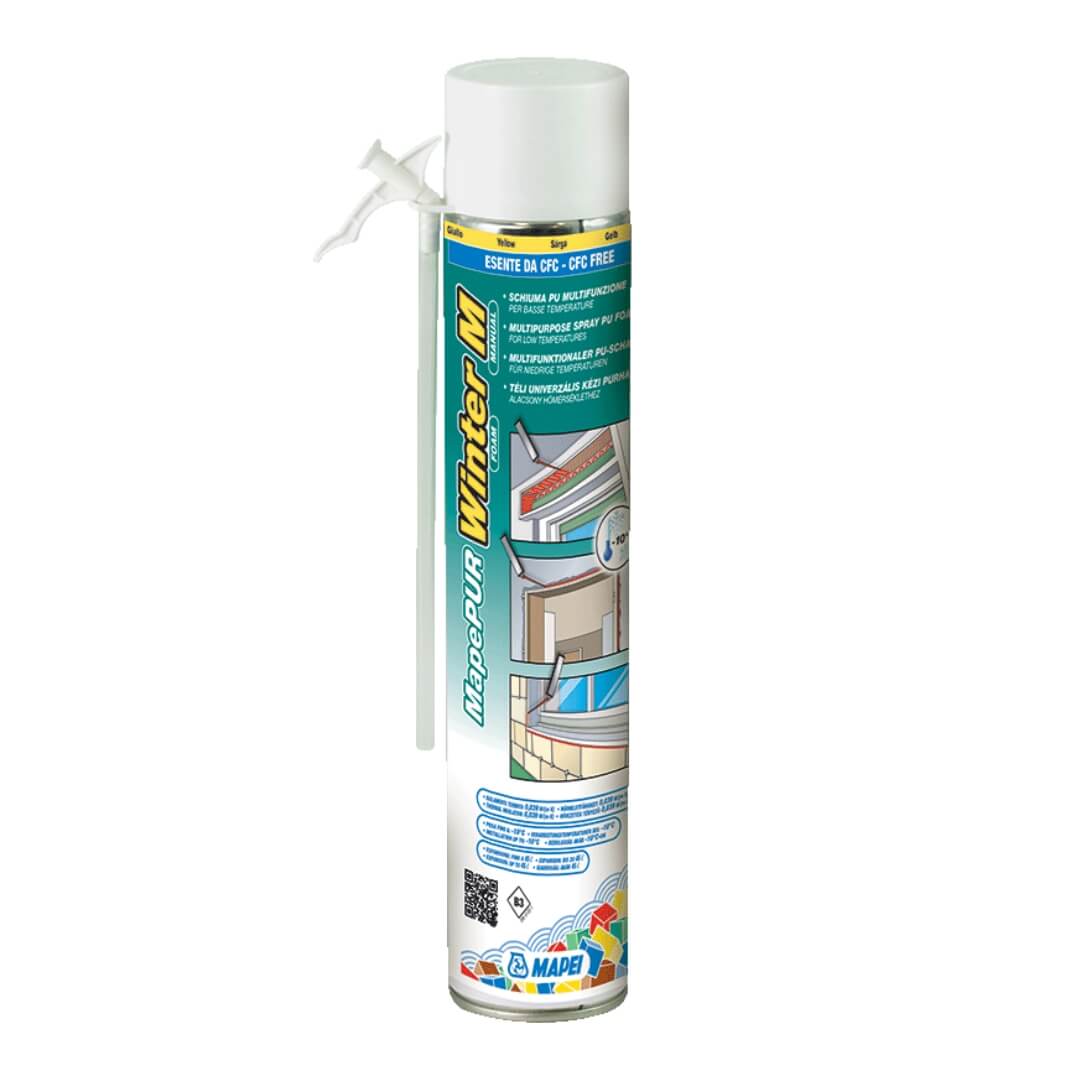 Mapei MapePUR Winter Foam M Téli Univerzális Kézi Purhab/Szerelőhab 750 ml