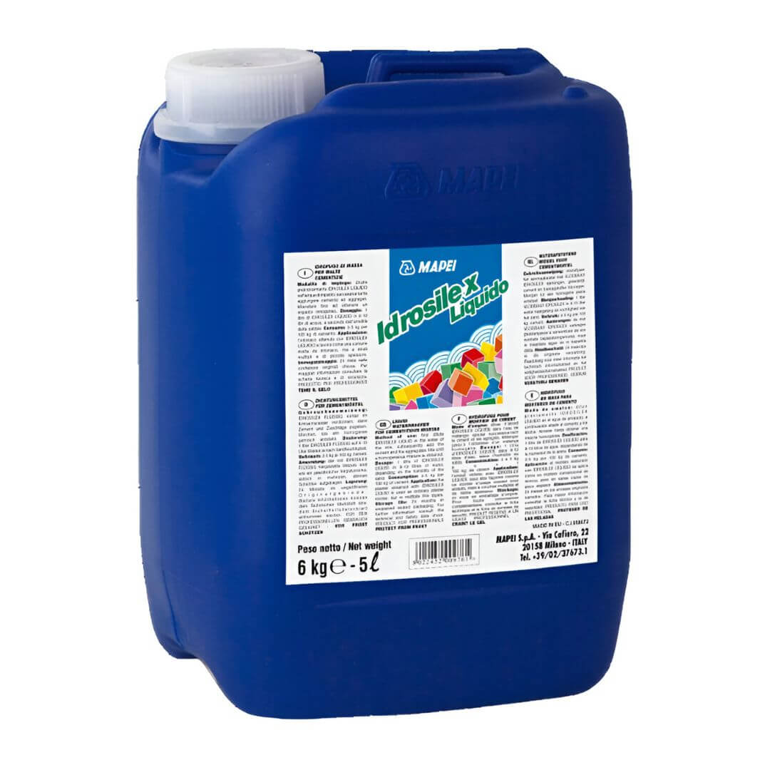 Mapei Idrosilex Liquido Vízzáró Adalékszer Cementhabarcshoz - 6 kg