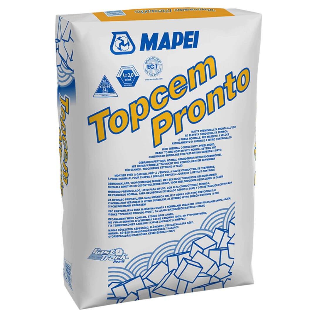 Mapei Topcem Pronto Gyorskötő Esztrich Beton (10-60 mm) 25 kg