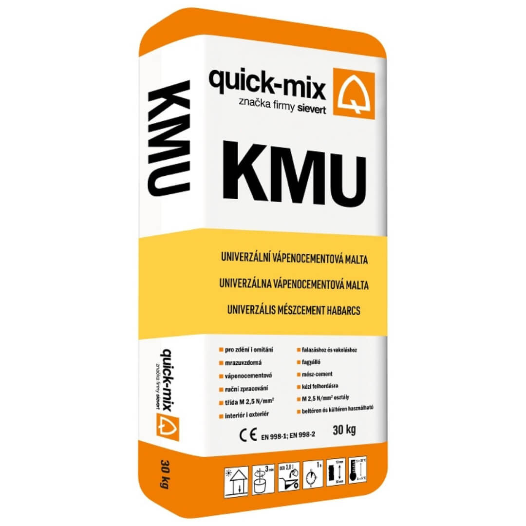 Quick-Mix KMU Univerzális Falazó- és Vakolóhabarcs 30 kg